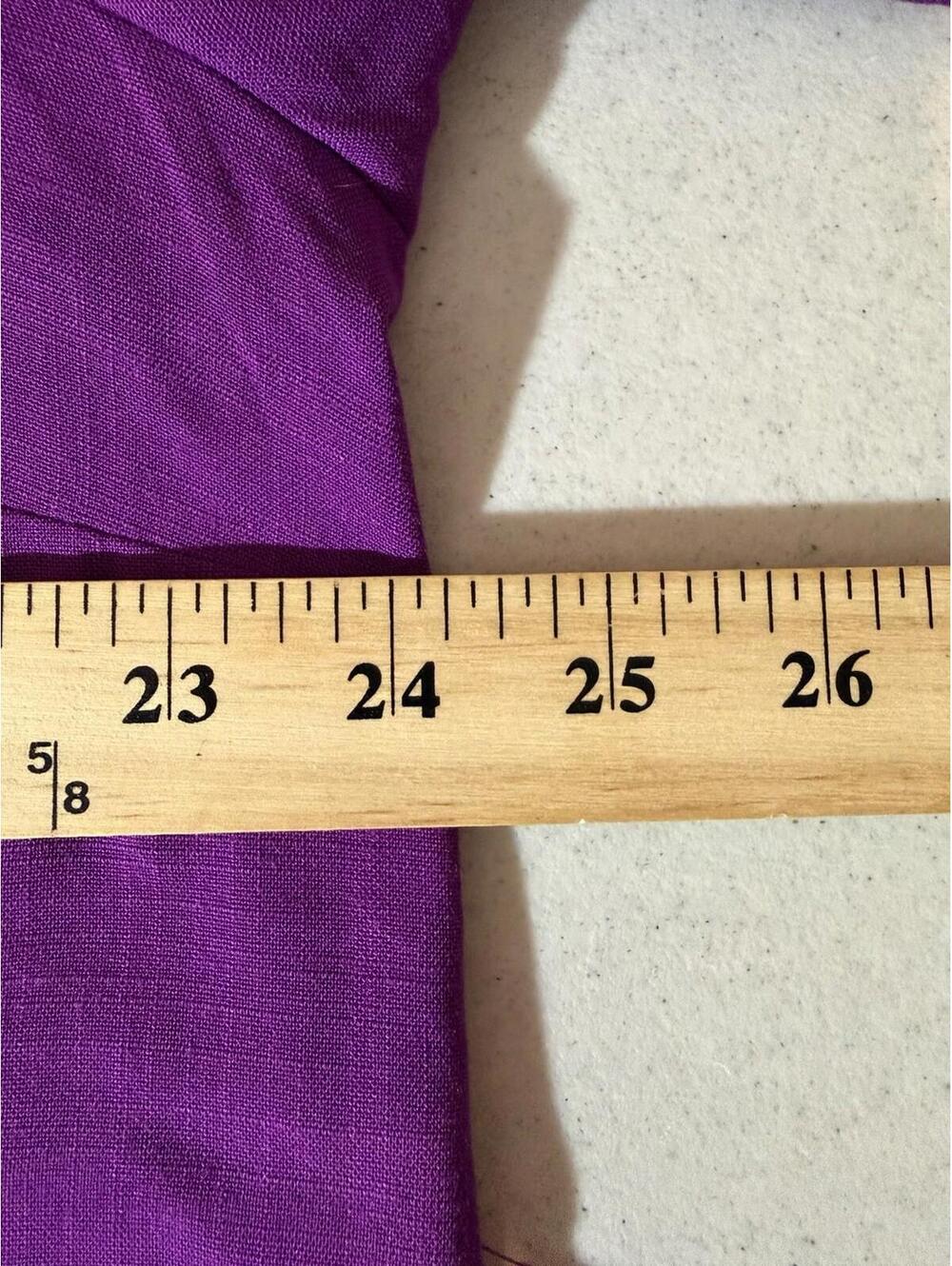 Ava & Viv Rayon Pullover Blouse Womens Size 1X Purple 3/4 Sleeve New - Picture 8 of 9